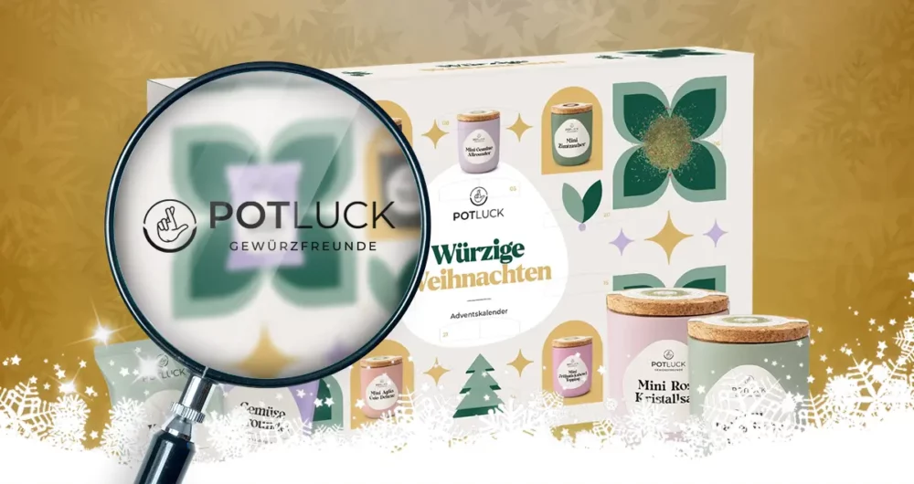 Potluck Mini Adventskalender Beitrag - Inhalt und mehr