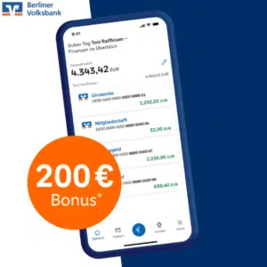 [Berliner Volksbank] Girokonto – 200€ Bonus