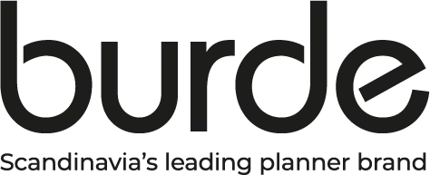 Burde Slogan Logotype Svart