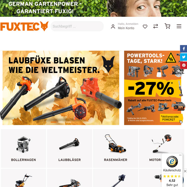 FUXTEC-Onlineshop