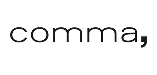 comma store logo